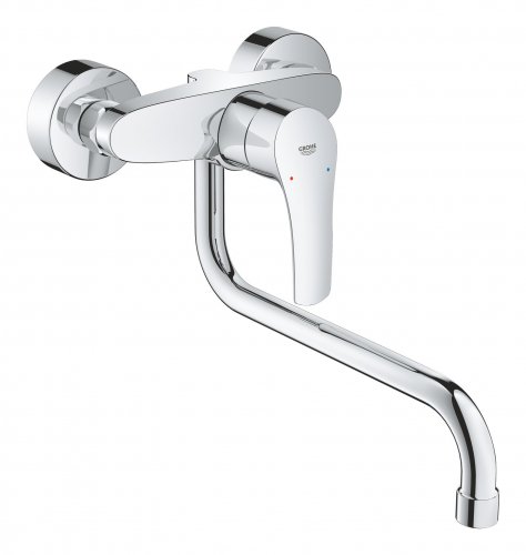 Смеситель для кухни для настенного монтажа Grohe Eurosmart New 32224003 Купить Смеситель для кухни для настенного монтажа Grohe Eurosmart New 32224003 в Киеве vannaja.kiev.ua