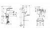 Купить Купить 20200006 hansgrohe Набор смесителей для душа 3 в 1 Logis смеситель для раковины выступ 107 мм хром однорычажный в Киеве в Киеве vannaja.kiev.ua