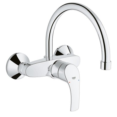 Купити Змішувач для кухні Grohe Eurosmart 32482002 настінний кран в Києві vannaja.kiev.ua