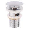 Купить Донный клапан Lidz Tani 003 нажимной 1 1/4" с переливом LDTAN003CRM32526 Chrome в Киеве vannaja.kiev.ua