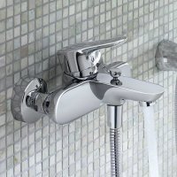 Смеситель для ванны KLUDI OBJEKTA 326850575 с изливом подключением шланга для лейки душа