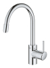 Купити Змішувач для кухні з висувним виливом Grohe Concetto new 32663003 в Києві vannaja.kiev.ua