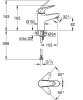 Купить Смеситель для раковины Grohe Euroeco S-Size 32734001 однорычажный хромированный кран в Киеве vannaja.kiev.ua