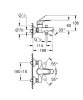 Купити кран для ванної змішувач Grohe Euroeco 32743001 одноважільний, хром в Києві vannaja.kiev.ua