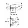 Купить Смеситель для ванны GROHE 32815 BAU LOOP 32815000 в Киеве vannaja.kiev.ua