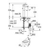Купить Смеситель большой для умывальничка GROHE 32860 BAU EDGE 32860000  в Киеве vannaja.kiev.ua