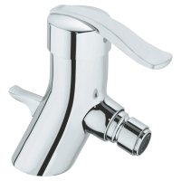 Змішувач для біде GROHE ECTOS 33247MB0 да Вінчі синій шовковий метал (хром матовий, сатин) кран донний клапан в комплекті, хром — латунь