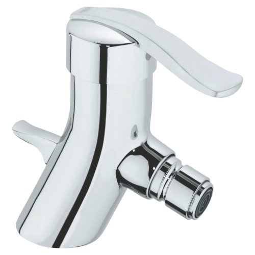 Купить Смеситель для биде GROHE ECTOS 33247IP0 однорычажный кран с керамическим картридж донный клапан в комплекте, хром — латунь в Киеве vannaja.kiev.ua