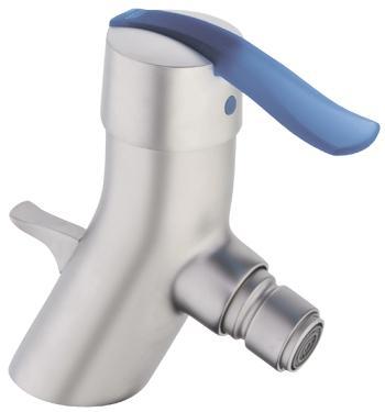 Купити Змішувач для біде GROHE ECTOS 33247MB0 да Вінчі синій шовковий метал (хром матовий, сатин) кран донний клапан в комплекті, хром — латунь в Києві vannaja.kiev.ua