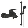 купить комплект смесителей для ванной Grohe черный матовый Eurosmart New 333002433 261622433 однорычажный, Душевой гарнитур Tempesta 110, 2 режима Купить купить комплект смесителей для ванной Grohe черный матовый Eurosmart New 333002433 261622433 однорычажный, Душевой гарнитур Tempesta 110, 2 режима в Киеве vannaja.kiev.ua