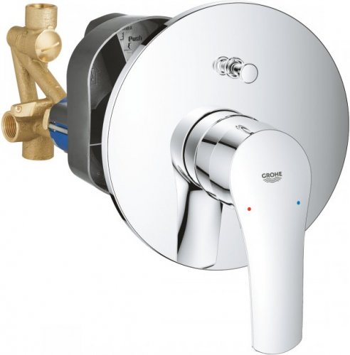Купити Кран змішувач прихованого монтажу для душу Grohe Eurocube New 33305003 на два споживачі в Києві vannaja.kiev.ua