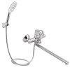 Купити Змішувач для ванни Qtap Grand CRM 005 QTGRACRM005 Qtap Grand з поворотним виливом (з душовим гарнітуром) хром в Києві vannaja.kiev.ua