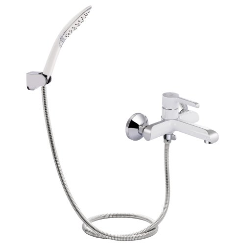 Змішувач для ванни Qtap Grand WCR 006 QTGRAWCR006 з душовим гарнітуром, білий хром Купити Змішувач для ванни Qtap Grand WCR 006 QTGRAWCR006 з душовим гарнітуром, білий хром в Києві vannaja.kiev.ua