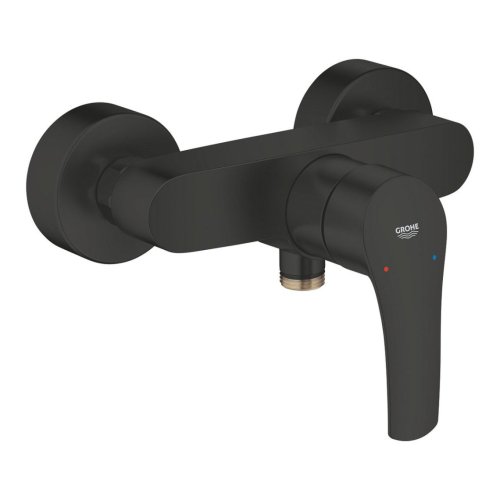 Смеситель для душа Grohe Eurosmart New, однорычажный, настенный монтаж, черный матовый (335552433) Купить Смеситель для душа Grohe Eurosmart New, однорычажный, настенный монтаж, черный матовый (335552433) в Киеве vannaja.kiev.ua