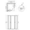 Купити Душова кабіна Qtap Presto CRM1099SP5 90х90 см, скло Pear 5 мм, без піддону PRECRM1099SP5 в Києві vannaja.kiev.ua