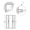 Купить Черная Душевая кабина Qtap Taurus BLA1099SC6 90х90 см стекло 6 мм Clear без поддона TAUBLA1099SC6 в Киеве vannaja.kiev.ua