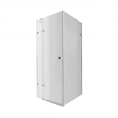 Купити Душова кабіна Qtap Capricorn CRM1011SC6 100х100 см, скло Clear 6 мм, без піддону в Києві vannaja.kiev.ua