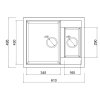 Кухонная мойка с дополнительной чашей Lidz 615x500/200 STO-10 (LIDZSTO10615500200) Купить Кухонная мойка с дополнительной чашей Lidz 615x500/200 STO-10 (LIDZSTO10615500200) в Киеве vannaja.kiev.ua
