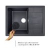 Купити Кухонна мийка Lidz 650x500/200 BLA-03 (LIDZBLA03650500200) в Києві vannaja.kiev.ua