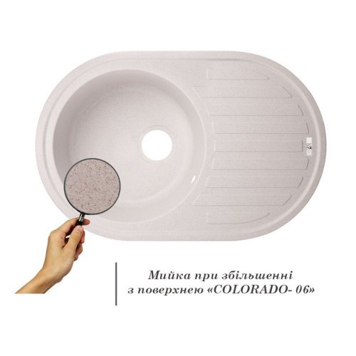 Купити Кухонна мийка Lidz 780x500/200 COL-06 (LIDZCOL06780500200) в Києві vannaja.kiev.ua