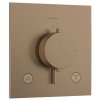 Купити Термостат прихованого монтажу Hansgrohe Ecostat Comfort E на 2 функції, Brushed Bronze (33711140) в Києві vannaja.kiev.ua