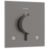 Купить Термостат скрытого монтажа Hansgrohe Ecostat Comfort E на 2 функции, Brushed Black Chrome (33711340) в Киеве vannaja.kiev.ua