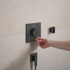 Купить Термостат скрытого монтажа Hansgrohe Ecostat Comfort E на 2 функции, Brushed Black Chrome (33711340) в Киеве vannaja.kiev.ua