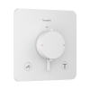 Купить Термостат Hansgrohe Ecostat Comfort Q скрытого монтажа, на 2 функции, Matt White (33713700) в Киеве vannaja.kiev.ua