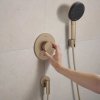 Купить Термостат Hansgrohe Ecostat Comfort S скрытого монтажа на 2 функции, Brushed Bronze (33715140) в Киеве vannaja.kiev.ua