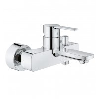 Смеситель для раковины Grohe Lineare 32114001 высокий 32114 размера S с EcoJoy, с выдвижным сливным гарнитуром в умывальнике, хром