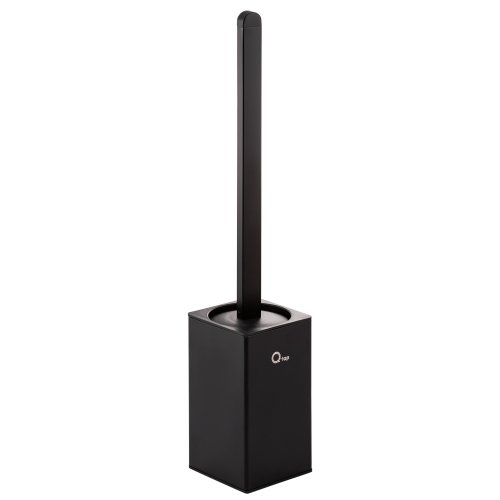 Купити Єршик для унітазу Qtap Liberty BLM 1157-2 Йоржик підлоговий чорний матовий, Black в Києві vannaja.kiev.ua
