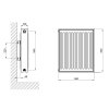 Купити Радіатор сталевий Thermo Alliance 22 тип 600х500 бічне підключення TA22600500K в Києві vannaja.kiev.ua