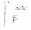 Купити Купити ванну кімнату термостат Набір змішувачів Grohe Eurosmart 34102TS (23324001+34155003+27389002) в Києві vannaja.kiev.ua