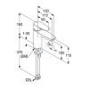 Купить 342920575 Kludi Pure & Solid смеситель для раковины хром литой рычаг монтаж на одно отверстие в Киеве vannaja.kiev.ua