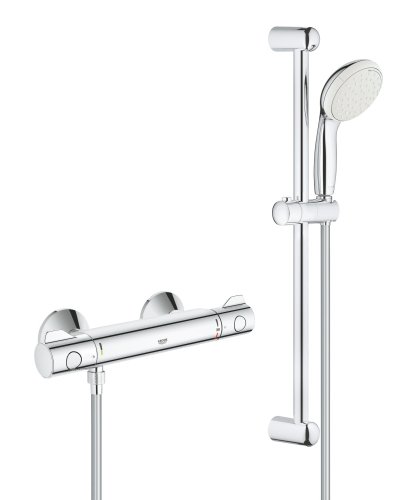 Купить Термостат для душа с душевым гарнитуром Grohe Grohtherm 800 34565001 в Киеве vannaja.kiev.ua
