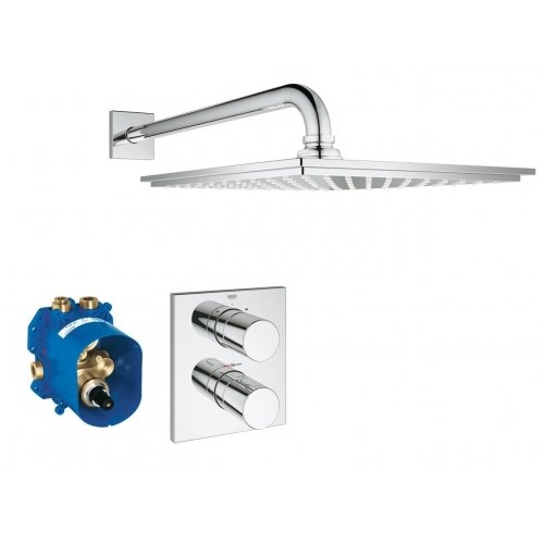 Купити Душовий комплект Grohe Grohtherm 3000 Cosmopolitan з душем Rainshower Allure 230 (34572000) в Києві vannaja.kiev.ua