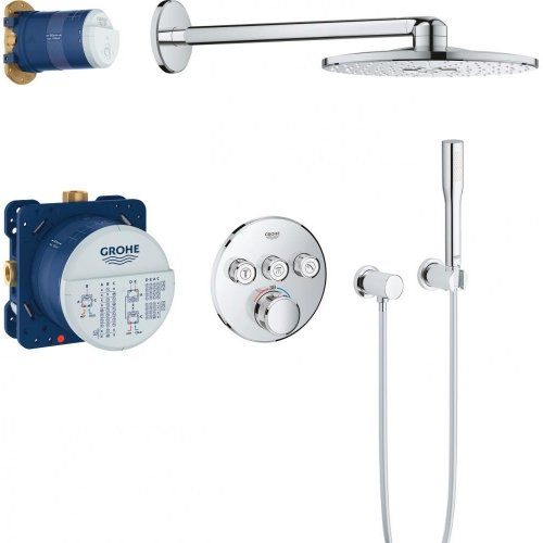 Купити Grohe 34705000 Grohtherm SmartControl 34705 Душова система прихованого монтажу в Києві vannaja.kiev.ua