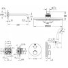 Купити Grohe Grohtherm 3472700L Набір душа з системою Tempesta Cosmopolitan 200 в Києві vannaja.kiev.ua