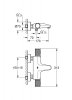 Купити грое душ система 34779000 + 26675000 Grohtherm 1000 Performance Grohe Tempesta Cosmopolitan 250, хром в Києві vannaja.kiev.ua