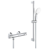 Душевая система с термостатом Grohe Grohtherm 500 THM shower exp + show.set 600, хром (34796001) Купить Душевая система с термостатом Grohe Grohtherm 500 THM shower exp + show.set 600, хром (34796001) в Киеве vannaja.kiev.ua