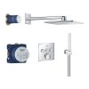 Купити Купити кран з терморегулятором Grohe 34804000 Cube 34804 душова система лійка 310 мм в Києві vannaja.kiev.ua