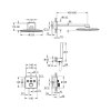 Купити Купити кран з терморегулятором Grohe 34804000 Cube 34804 душова система лійка 310 мм в Києві vannaja.kiev.ua