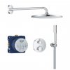 Купить Душевая система скрытого монтажа с верхним душем Grohe Grohtherm 34869000 Rainshower Mono 310 мм тропическая лейка в Киеве vannaja.kiev.ua