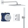 Купить грое душевая система квадратная скрытая с термостатом Grohe 34870000 Grohtherm тропический душ 310 мм в Киеве vannaja.kiev.ua