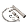 Купить Смеситель для раковины Lidz Aria 001FH высокий (k35) LDARI001FHNKS34938 Nickel в Киеве vannaja.kiev.ua