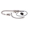 Купить Смеситель для кухни Lidz Aria 015FL с выдвижным изливом (k35) LDARI015FLNKS34945 Nickel в Киеве vannaja.kiev.ua