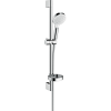Купить 3 в 1 Hansgrohe 1052019 Набор смесителей для душа Logis Loop однорычажный купить в Киеве хром душевая лейка 100 мм 2 режима в Киеве vannaja.kiev.ua