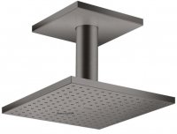 Верхний душ Hansgrohe Raindance E 300 мм Brushed Black 26238340 хром черный матовый