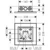 Купить Hansgrohe Axor 35313000 верхний душ потолочный, цвет - хром 2 режима струи в Киеве vannaja.kiev.ua