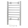 Купить Полотенцесушитель электрический Qtap Arvin (SIL) 32708 с таймером QTARVSIL32708 в Киеве vannaja.kiev.ua
